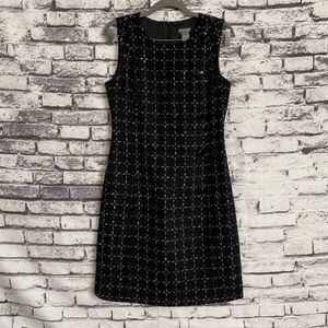 Ann Taylor Tweed Sleeveless Shift Dress